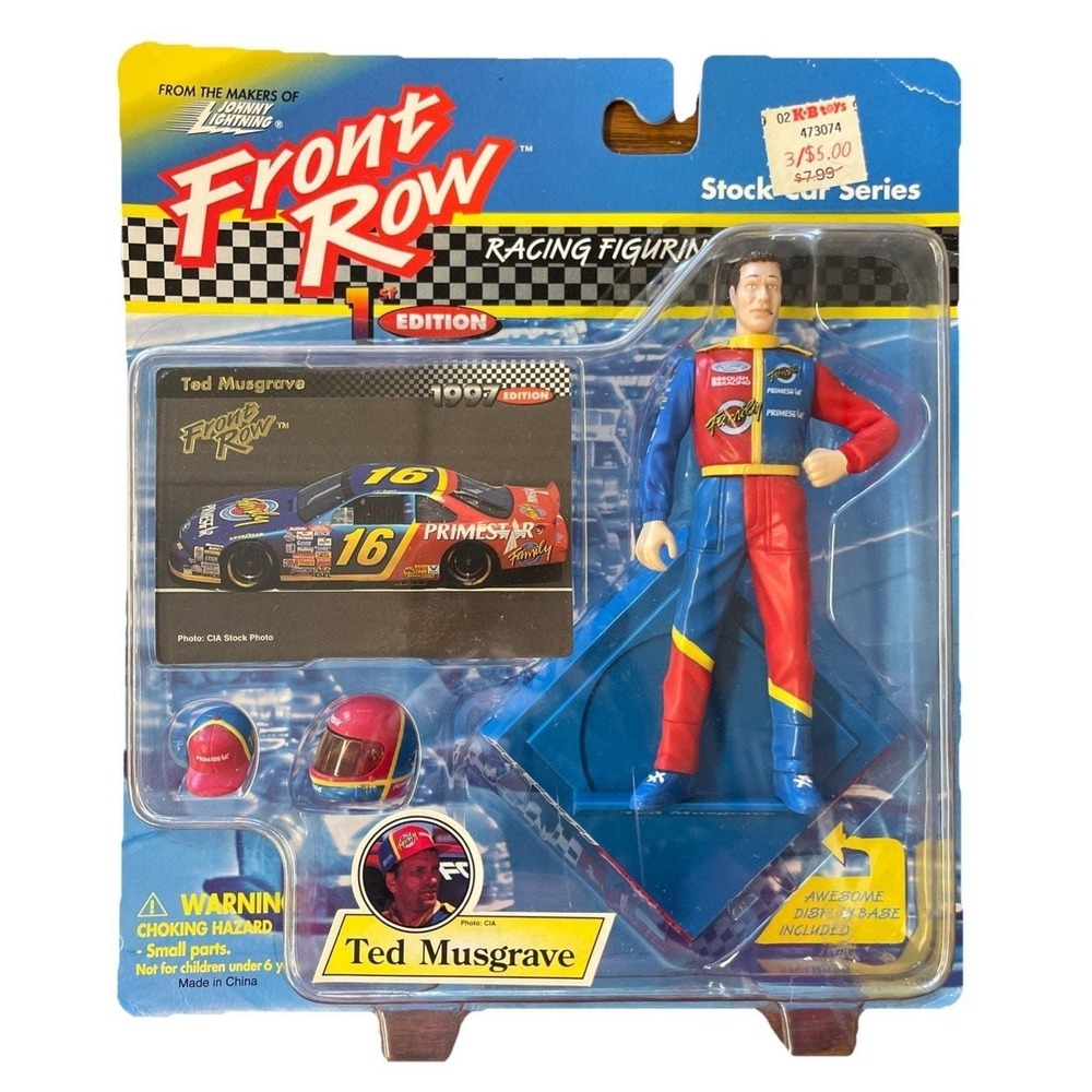 Ted Musgrave #16 Front Row 1st Edition Racing Action Figure
